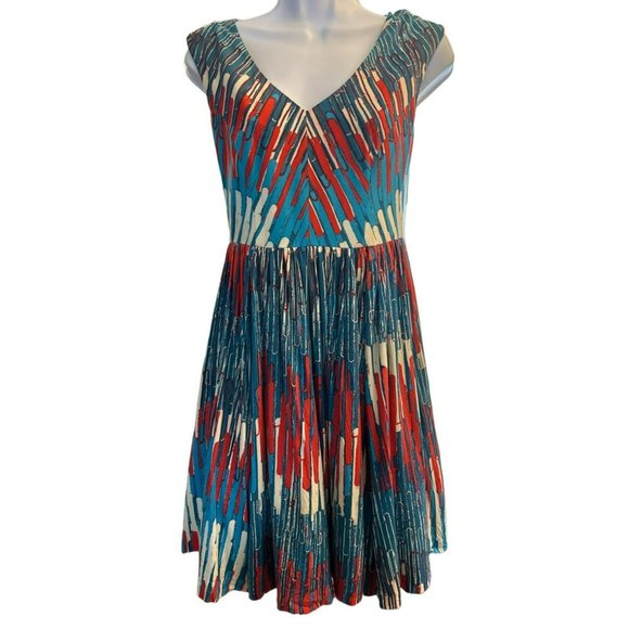 Tracy Reese Women's Multicolored Plenty Dress Size OP Rayon Blend Anthropologie - Picture 1 of 4